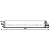 Радиатор охлаждения двигателя AVA QUALITY COOLING 8T WO5 RT2559 2027634 A2V8XVS