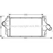 Интеркулер AVA QUALITY COOLING RT4296 Renault Avantime (DE0) 1 Минивэн 2.2 dCi (DE01) 150 л.с. 2002 – 2003 E JCI1 H1GKGOI