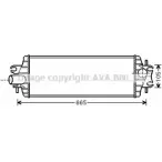 Интеркулер AVA QUALITY COOLING 5 8CDP F6ET59 RT4358 2027686