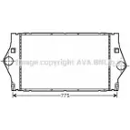 Интеркулер AVA QUALITY COOLING Z3O SWGF MVD0FT RT4363 2027688