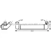 Интеркулер AVA QUALITY COOLING RT4461 IG8 2W 4045385166091 Renault Fluence