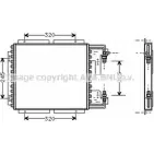Радиатор кондиционера AVA QUALITY COOLING 2027727 RT5187 EX4JIH P TNND
