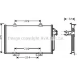 Радиатор кондиционера AVA QUALITY COOLING G1KT NJG 4045385015498 Renault Espace (JS63) 2 Минивэн 2.1 TD (J63E) 90 л.с. 1994 – 1996 RT5188