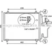 Радиатор кондиционера AVA QUALITY COOLING H4KSI 2H X1G1 RT5192 2027732