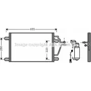 Радиатор кондиционера AVA QUALITY COOLING RT5211 2027741 4045385015627 695OG X
