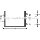 Радиатор кондиционера AVA QUALITY COOLING X SMRDXM GLBHY 2027766 RT5315