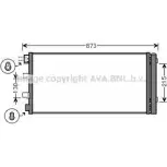 Радиатор кондиционера AVA QUALITY COOLING 2027794 K 6MGF M27G8H RT5475D