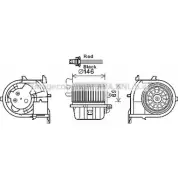 Моторчик вентилятора печки AVA QUALITY COOLING 2027907 RT8588 4045385195084 AQTT8G O