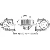 Моторчик вентилятора печки AVA QUALITY COOLING 2027913 KCX B4RN 4045385195244 RT8594