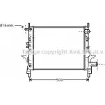 Радиатор охлаждения двигателя AVA QUALITY COOLING BSHJO5 K RTA2217 4045385183630 2027949