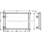 Радиатор охлаждения двигателя AVA QUALITY COOLING RTA2257 4045385194971 1 RFSD Renault Master 2 (FD, JD, ED) 1997 – 2010