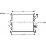 Радиатор охлаждения двигателя AVA QUALITY COOLING E4 J4I 2027958 RTA2262 4045385102198