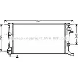 Радиатор охлаждения двигателя AVA QUALITY COOLING 8VMC2 1 Renault Megane (DZ) 3 Купе 2.0 dCi (DZ0L) 160 л.с. 2009 – 2024 4045385191789 RTA2445