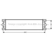 Интеркулер AVA QUALITY COOLING U SFWE7 Renault Master (ED) 2 Кабина с шасси 2.8 dTI 114 л.с. 1998 – 2001 4045385108039 RTA4089