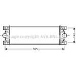Интеркулер AVA QUALITY COOLING RTA4329 4045385163823 2028014 8YOAVL 3