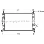 Радиатор охлаждения двигателя AVA QUALITY COOLING 1KA7J 2B 4045385040544 SB2035 Saab 9-5