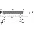 Радиатор АКПП AVA QUALITY COOLING 2028305 SB3018 E O5RTM AT1OFG4
