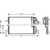 Радиатор кондиционера AVA QUALITY COOLING 2028316 B 502JW1 SB5032 4045385015863