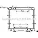 Радиатор охлаждения двигателя AVA QUALITY COOLING 4045385106745 B EGIXQ 2028370 SC2027