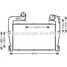 Интеркулер AVA QUALITY COOLING BW1BVO G YHZLGG SC4025 2028373