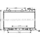 Радиатор охлаждения двигателя AVA QUALITY COOLING 2028530 SU2098 EPV0 O5S 4045385197835