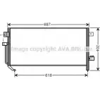 Радиатор кондиционера AVA QUALITY COOLING SU5060D VW GN4 Subaru Forester (SG) 2 2002 – 2009 4045385206339