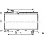 Радиатор охлаждения двигателя AVA QUALITY COOLING SUA2052 Subaru Outback 7C E6E7 4045385187850