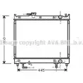 Радиатор охлаждения двигателя AVA QUALITY COOLING 4045385057115 SZ2071 SOH PFUC Suzuki Vitara (FT, GT, ET) 2 Кроссовер 1.6 i 16V AWD (ET. TA02. SE416) 97 л.с. 1990 – 1998
