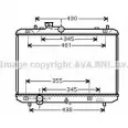 Радиатор охлаждения двигателя AVA QUALITY COOLING 4045385070909 JVRA IX4 SZ2083 2028670