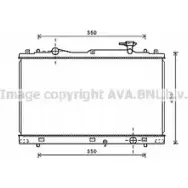 Радиатор охлаждения двигателя AVA QUALITY COOLING Suzuki Kizashi 4045385177394 U PIISSQ SZ2127