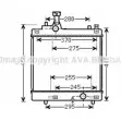 Радиатор охлаждения двигателя AVA QUALITY COOLING 4045385187874 Nissan Pixo 5CMB A SZA2113