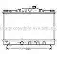 Радиатор охлаждения двигателя AVA QUALITY COOLING H SBSP6C 4045385043026 2028908 TO2115