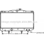 Радиатор охлаждения двигателя AVA QUALITY COOLING 2028962 RY834 0A7T 6L TO2179