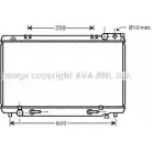Радиатор охлаждения двигателя AVA QUALITY COOLING 4045385043699 Toyota Previa (XR10, XR20) 1 Минивэн 2.4 4WD (TCR21. TCR20) 132 л.с. 1990 – 2000 TO2185 J L4TPQ8