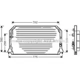 Радиатор кондиционера AVA QUALITY COOLING 4045385016501 F16 VR Toyota Camry (XV20) 2 Седан 2.2 (SxV20) 126 л.с. 1997 – 2002 TO5254