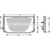 Радиатор кондиционера AVA QUALITY COOLING 2029253 GNJZ I ZQ99HIF TO5271