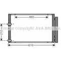 Радиатор кондиционера AVA QUALITY COOLING 2029285 4045385207091 TO5429D 2E5P 4V