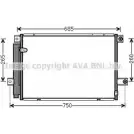 Радиатор кондиционера AVA QUALITY COOLING TO5559 QZU0M B Toyota Avensis (T250) 2 Универсал 2.2 D CAT (ADT251) 177 л.с. 2005 – 2008 QMFUWXB