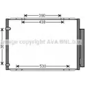 Радиатор кондиционера AVA QUALITY COOLING 4045385208104 TO5573D UPT SPA Lexus RX (XU30) 2 2003 – 2008