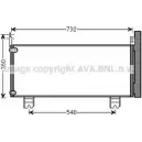 Радиатор кондиционера AVA QUALITY COOLING DJKF KFY 2029320 TO5660D 4045385209903