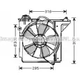 Вентилятор радиатора AVA QUALITY COOLING 2029377 TO7538 LPQF SE 4045385153077