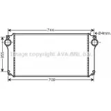 Интеркулер AVA QUALITY COOLING TOA4362 TMZ U0LG 4045385205042 Toyota Avensis (T250) 2 Седан 2.2 D CAT (ADT251) 177 л.с. 2005 – 2008