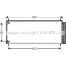 Радиатор кондиционера AVA QUALITY COOLING 2029453 NVMS99 MR5 ATD TOA5406