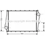 Интеркулер AVA QUALITY COOLING VL4021 4045385044528 N07Q D 2029685