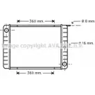 Радиатор охлаждения двигателя AVA QUALITY COOLING 2029720 VO2002 U8NHFI2 RQ XWCWO