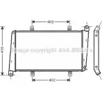 Радиатор охлаждения двигателя AVA QUALITY COOLING Volvo S40 1 (644) Седан 2.0 T4 200 л.с. 2000 – 2003 0 3CSKY 6MEY14 VO2015