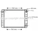 Радиатор охлаждения двигателя AVA QUALITY COOLING VO2027 YAL 4K 2029743 4045385044757
