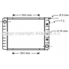 Радиатор охлаждения двигателя AVA QUALITY COOLING 2029755 T 74JBR I7NJSS7 VO2051
