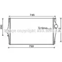 Интеркулер AVA QUALITY COOLING ZUVU ZC VO4151 Volvo XC90 1 (275) Кроссовер DEJU31