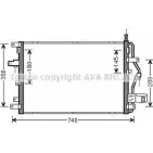 Радиатор кондиционера AVA QUALITY COOLING 4045385209125 I83K E VOA5158D 2029881